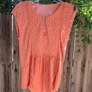 Boho cap sleeve top by Lucky